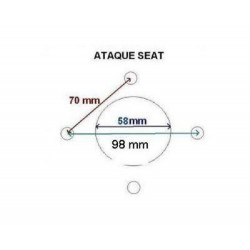 KIT RUEDAS MOTOAZADA ATAQUE SEAT 5.00.10 (SIN BUJES)