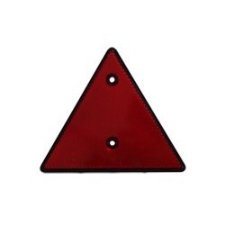 Triangulo reflectante rojo
